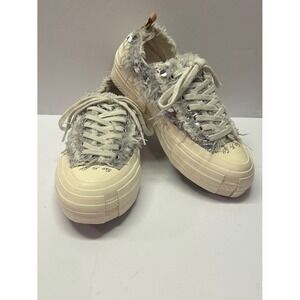xVESSEL GOP‎ Lows Peace by Piece Deconstructed Sequin Sneakers Womens  8 Shoe